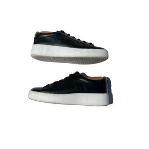 Steve Madden Womens Bertie Platform Black Y2K Sneaker Shoes Size 8.5